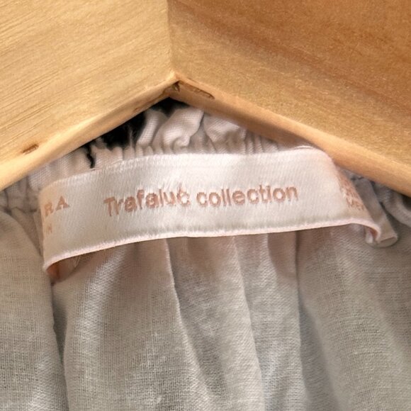 ZARA Trafaluc Collection Mini Dress Off-Shoulder S: XS Boho Coastal - Picture 5 of 13